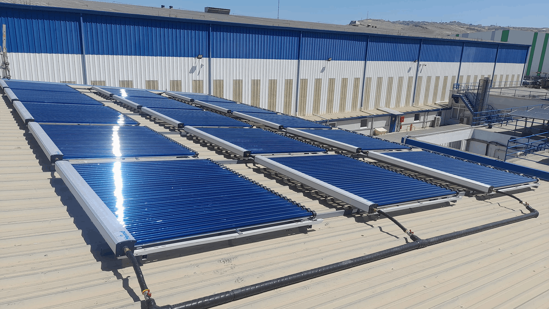 Layihə: Schlumberger Üçün Sənaye Miqyaslı Günəş Kollektoru Sistemi