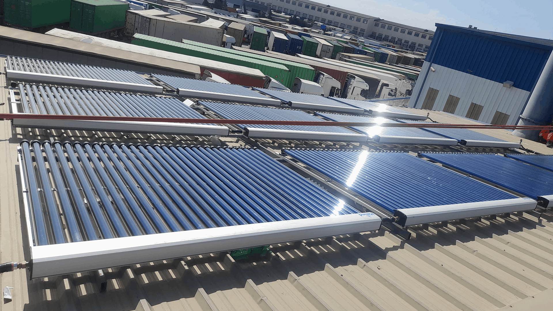 Layihə: Schlumberger Üçün Sənaye Miqyaslı Günəş Kollektoru Sistemi